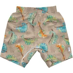 GREEN SPROUTS Baby Boys 4 T Swim Trunks Easy Change, Send Chameleon NWT
